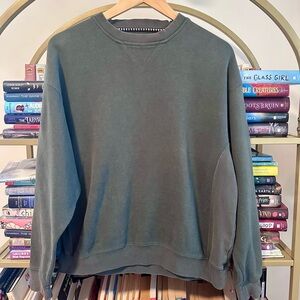 Vintage 90s Greg Norman Collection Sage Green Cotton Sweater 🦈🏌️